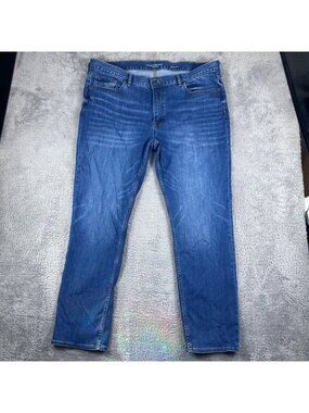 Banana Republic Traveler Mens Slim Fit Jeans 42x32 Medium Wash Denim